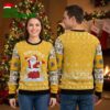 Boston Bruins Santa Climbing Chimney Snowflake Ugly Christmas Sweater 1 boston bruins santa climbing chimney snowflake ugly christmas sweater