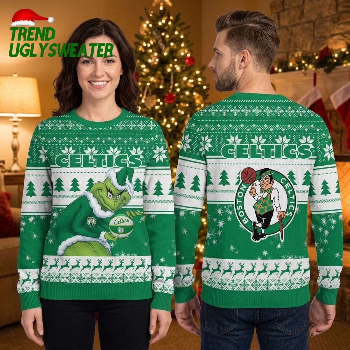 boston celtics grinch playing basketball ugly christmas sweater boston celtics grinch playing basketball ugly christmas sweater