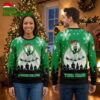 Boston Celtics Leprechaun Basketball Sleigh Ride Custom Name Ugly Christmas Sweater 1 boston celtics leprechaun basketball sleigh ride custom name ugly christmas sweater