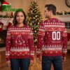 Boston Red Sox Baseball Sock Personalized Custom Name And Number Ugly Christmas Sweater 2 boston red sox baseball sock personalized custom name and number ugly christmas sweater