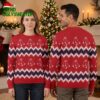 Boston Red Sox Red Boot Chevron Ugly Christmas Sweater 1 boston red sox red boot chevron ugly christmas sweater