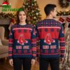 Boston Red Sox Red Sock Logo Snowflake Pattern Navy Blue Ugly Christmas Sweater 1 boston red sox red sock logo snowflake pattern navy blue ugly christmas sweater