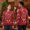 Boston Red Sox Santa Pattern Snowflakes And Baseballs Ugly Christmas Sweater 1 boston red sox santa pattern snowflakes and baseballs ugly christmas sweater