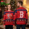 Boston Red Sox Santa With Gift Sack Boston Red Sox Letter B Ugly Christmas Sweater 2 boston red sox santa with gift sack boston red sox letter b ugly christmas sweater