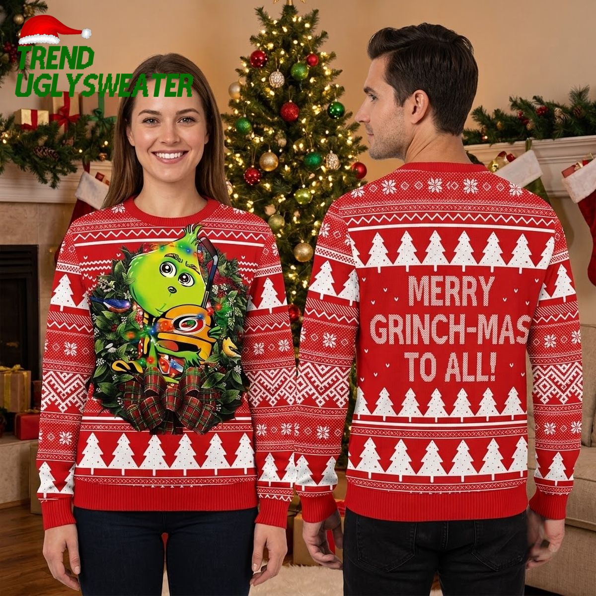 carolina hurricanes grinch hug christmas lights ugly christmas sweater carolina hurricanes grinch hug christmas lights ugly christmas sweater