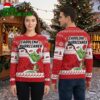 Carolina Hurricanes Grinch Playing Hockey Ugly Christmas Sweater 2 carolina hurricanes grinch playing hockey ugly christmas sweater