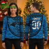 Carolina Panthers Custom Smith 00 Panther Ugly Christmas Sweater 1 carolina panthers custom smith 00 panther ugly christmas sweater