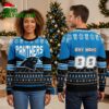 Carolina Panthers Football Field Any Name 00 Personalized Ugly Christmas Sweater 1 carolina panthers football field any name 00 personalized ugly christmas sweater