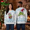 Carolina Panthers Grinch Football Santa Hat Custom Name Ugly Christmas Sweater 2 carolina panthers grinch football santa hat custom name ugly christmas sweater