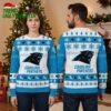 Carolina Panthers Logo Snowflake And Reindeer Ugly Christmas Sweater 2 carolina panthers logo snowflake and reindeer ugly christmas sweater