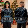 Carolina Panthers Panther Logo Christmas Sweater Personalized Custom Name Ugly Christmas Sweater 2 carolina panthers panther logo christmas sweater personalized custom name ugly christmas s