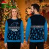 Carolina Panthers Roaring Panther Christmas Tree Pattern Ugly Christmas Sweater 2 carolina panthers roaring panther christmas tree pattern ugly christmas sweater
