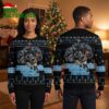 Carolina Panthers Rushing Panther Snowflake Pattern Ugly Christmas Sweater 1 carolina panthers rushing panther snowflake pattern ugly christmas sweater