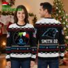 Carolina Panthers Santa Hat Logo Smith 22 Ugly Christmas Sweater 1 carolina panthers santa hat logo smith 22 ugly christmas sweater