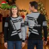 chicago white sox geometric logo stripes ugly christmas sweater