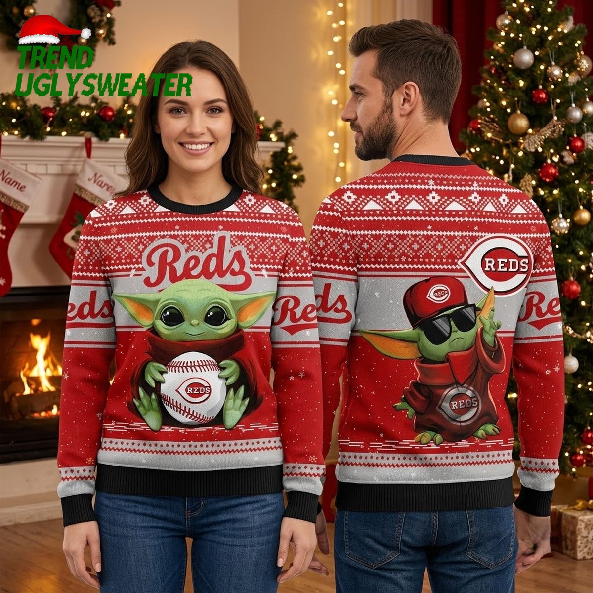 cincinnati reds baby yoda holding baseball ugly christmas sweater cincinnati reds baby yoda holding baseball ugly christmas sweater