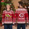 cincinnati reds baby yoda wrapped in christmas lights ugly christmas sweater