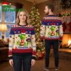 cincinnati reds grinch santa hat ugly christmas sweater