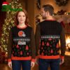 Cleveland Browns Football Helmet And Christmas Trees Ugly Christmas Sweater 1 cleveland browns football helmet and christmas trees ugly christmas sweater