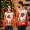 Cleveland Browns Football Helmet Snowflakes And Christmas Trees Ugly Christmas Sweater 2 cleveland browns football helmet snowflakes and christmas trees ugly christmas sweater