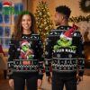 Cleveland Browns Grinch Football Custom Name Ugly Christmas Sweater 1 cleveland browns grinch football custom name ugly christmas sweater