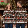 cleveland browns mickey mouse football players ugly christmas sweater