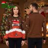 Cleveland Browns Santa Hat Chimney Football Helmet Custom Name Ugly Christmas Sweater 2 cleveland browns santa hat chimney football helmet custom name ugly christmas sweater