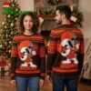 Cleveland Browns Snoopy Football Helmet Design 2 Ugly Christmas Sweater 1 cleveland browns snoopy football helmet design 2 ugly christmas sweater