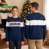 cleveland guardians classic wordmark and sleeve logo ugly christmas sweater