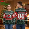 colorado avalanche logo custom name and number ugly christmas sweater