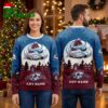 Colorado Avalanche Logo Santa Sleigh Custom Name Ugly Christmas Sweater 1 colorado avalanche logo santa sleigh custom name ugly christmas sweater