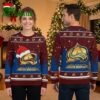 colorado avalanche santa hat logo snowflake ugly christmas sweater