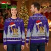 colorado rockies gold logo santa hat ugly christmas sweater