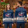 Columbus Blue Jackets Big Logo Snowflake Ugly Christmas Sweater 1 columbus blue jackets big logo snowflake ugly christmas sweater