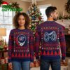 Columbus Blue Jackets Grateful Dead Skull Christmas Pattern Ugly Christmas Sweater 1 columbus blue jackets grateful dead skull christmas pattern ugly christmas sweater