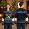 columbus blue jackets grinch drink up personalized custom name and number ugly christmas s