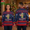 columbus blue jackets grinch wearing santa hat ugly christmas sweater