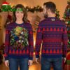 columbus blue jackets groot hug christmas lights ugly christmas sweater