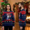 columbus blue jackets ho ho ho christmas characters ugly christmas sweater
