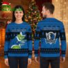 dallas mavericks grinch santa hat ugly christmas sweater