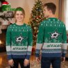 Dallas Stars Big Logo Snowflake Ugly Christmas Sweater 1 dallas stars big logo snowflake ugly christmas sweater