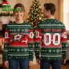 dallas stars reindeer custom name and number ugly christmas sweater