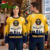 denver nuggets santa sleigh custom name ugly christmas sweater