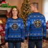 denver nuggets snowflake basketball logo ugly christmas sweater