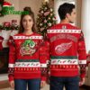 Detroit Red Wings Grinch Hand Christmas Lights Ugly Christmas Sweater 2 detroit red wings grinch hand christmas lights ugly christmas sweater