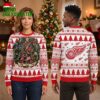Detroit Red Wings Hockey Christmas Tree Ugly Christmas Sweater 1 detroit red wings hockey christmas tree ugly christmas sweater