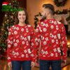 Detroit Red Wings Santa Claus And Snowman Pattern Ugly Christmas Sweater 1 detroit red wings santa claus and snowman pattern ugly christmas sweater