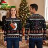 detroit tigers swinging tiger baseball mascot ugly christmas sweater