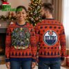Edmonton Oilers Christmas Tree Hockey Ornament Ugly Christmas Sweater 1 edmonton oilers christmas tree hockey ornament ugly christmas sweater