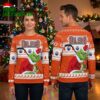 Edmonton Oilers Grinch Wearing Santa Hat Orange Ugly Christmas Sweater 1 edmonton oilers grinch wearing santa hat orange ugly christmas sweater